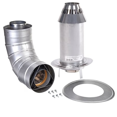 Rheem Cone Termination Kit 2 In. X 4 In. Wall - 3 In./5 In. - 14.25 In. Long RTG20257